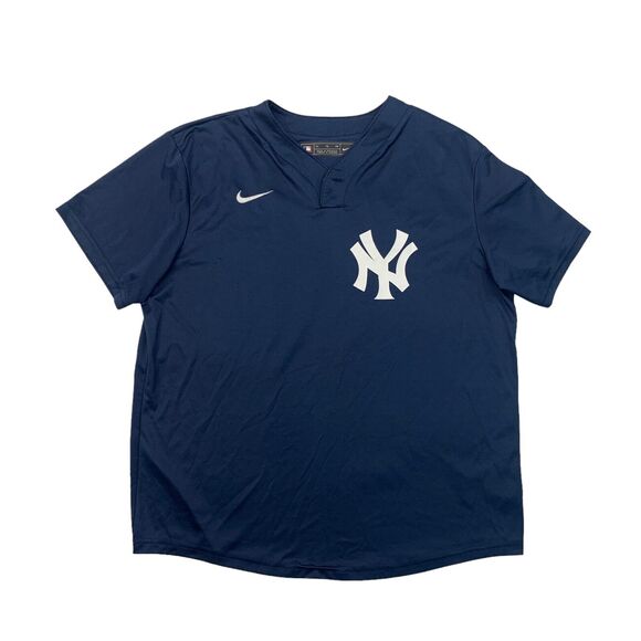 Nike New York Yankees Shirt Boys Youth XL Extra Large Little League Logo Jeter - Picture 1 of 12